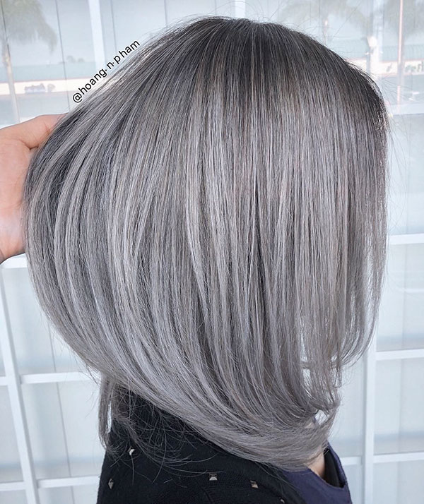 Medium Silver Hairstyles 2020