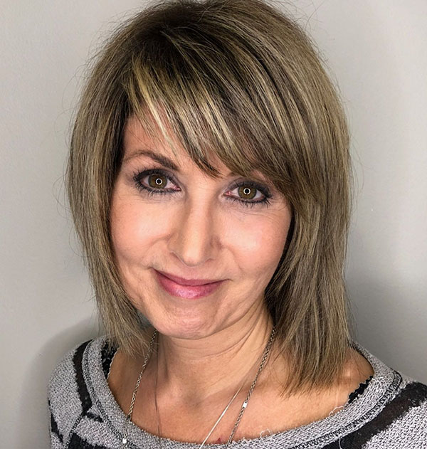 Medium Haircuts For Ladies Over 50