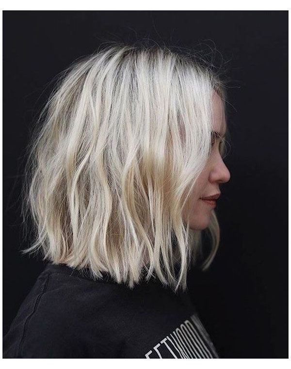 Cute Medium Blonde Hairstyles 2021