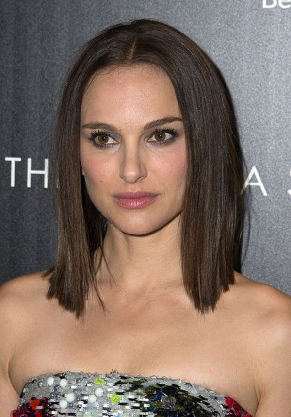 Natalie Portman Medium Straight Hair