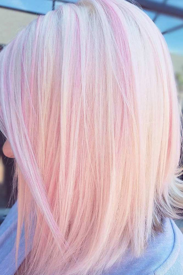 Pink Blonde Hair