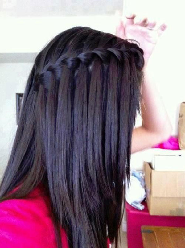 Waterfall Indian Hairstyle