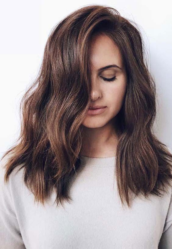 Medium Length Hair Cut with Layers